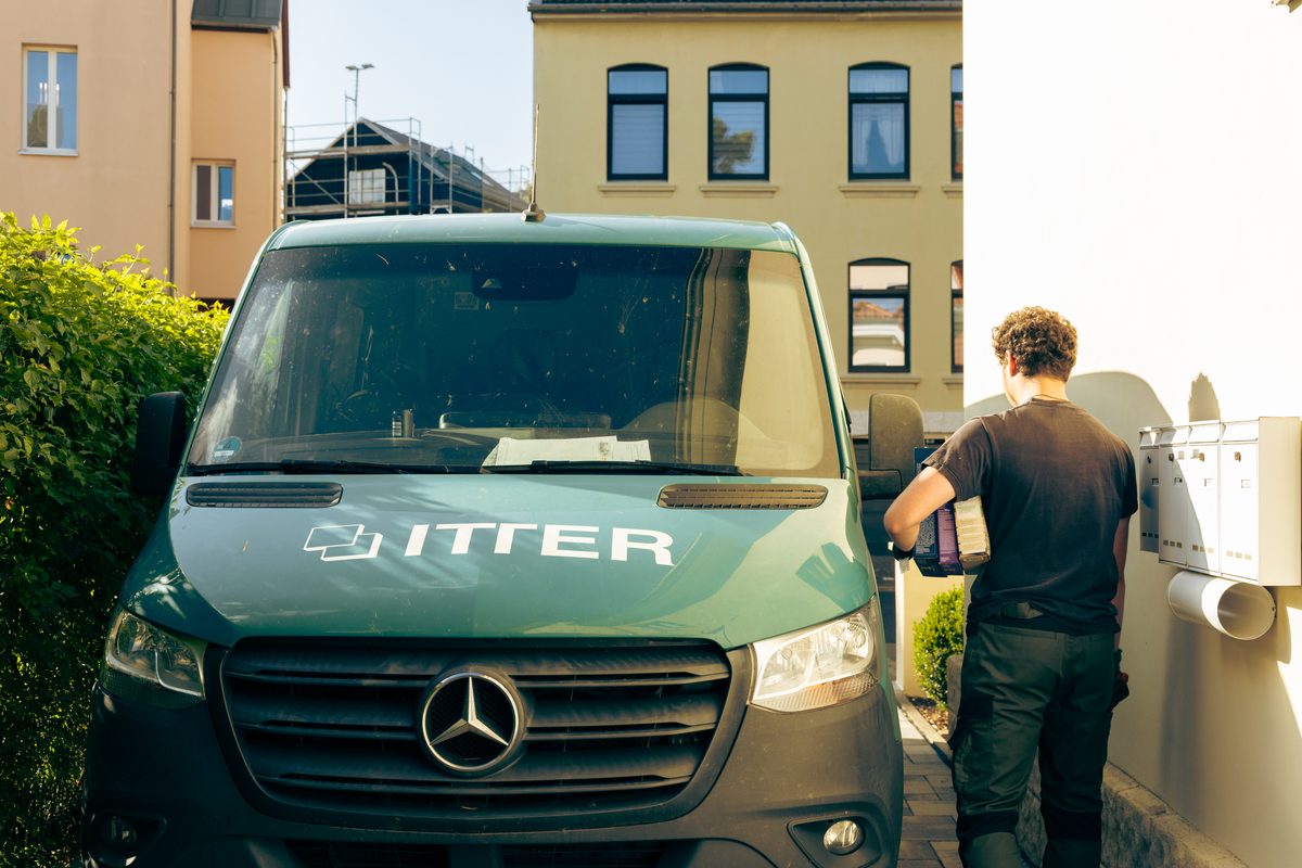 Natursteinpflasterung